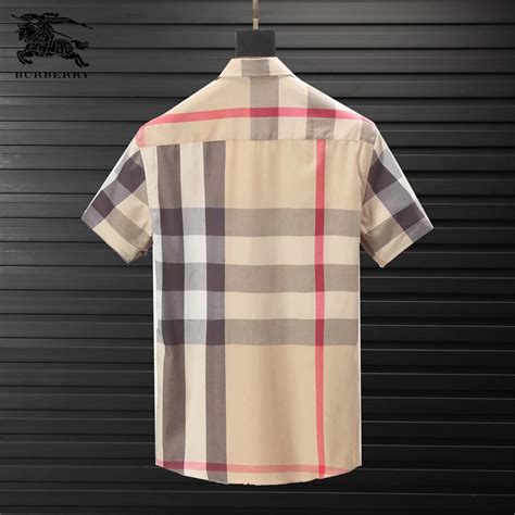 burberry short sleeve shirts for men